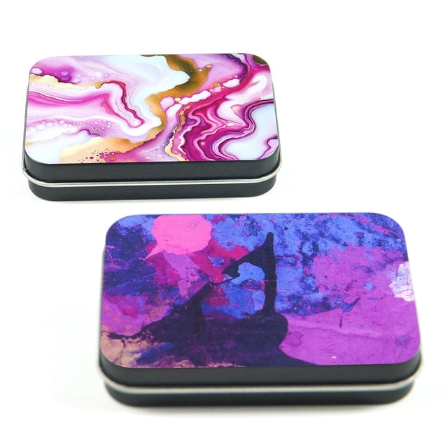 Funda de viaje con soporte para hilo dental Aaymoous, paquete de 2 con púas