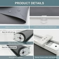 thumbnail image 4 of AOSKY Blackout Roller Shade--Experience the safety and convenience of a cordless design, easy installation, and family-friendly use,43" W x 72" H,Grey, 4 of 5