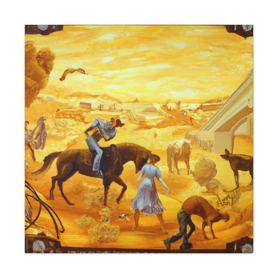 Cattle Ranch Splendor - Canvas