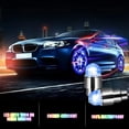 thumbnail image 2 of Piezas de luces para bicicleta, motocicleta, neumático de coche, tapa de válvula de aire de aluminio, lámpara decorativa para rueda, luz LED de señal de giro colorida, 2 of 4
