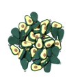 thumbnail image 2 of 10 Piezas de Colgantes Macarena para Hacer Joyas Artesanal Estilo C 23,5x14 mm Multi, 2 of 8