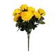 thumbnail image 1 of Ramo de flores de rosas artificiales Simulación de rosas Oficina en casa Decoración floral Ramo de flores falsas de boda, Amarillo AweSitey HA7032-06B, 1 of 4