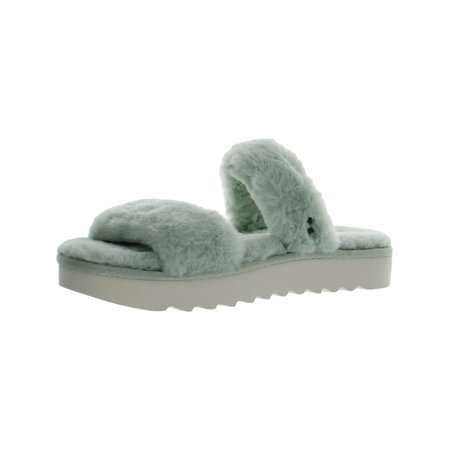 

Koolaburra Womens Fuzz On Comfy Cozy Slide Sandals