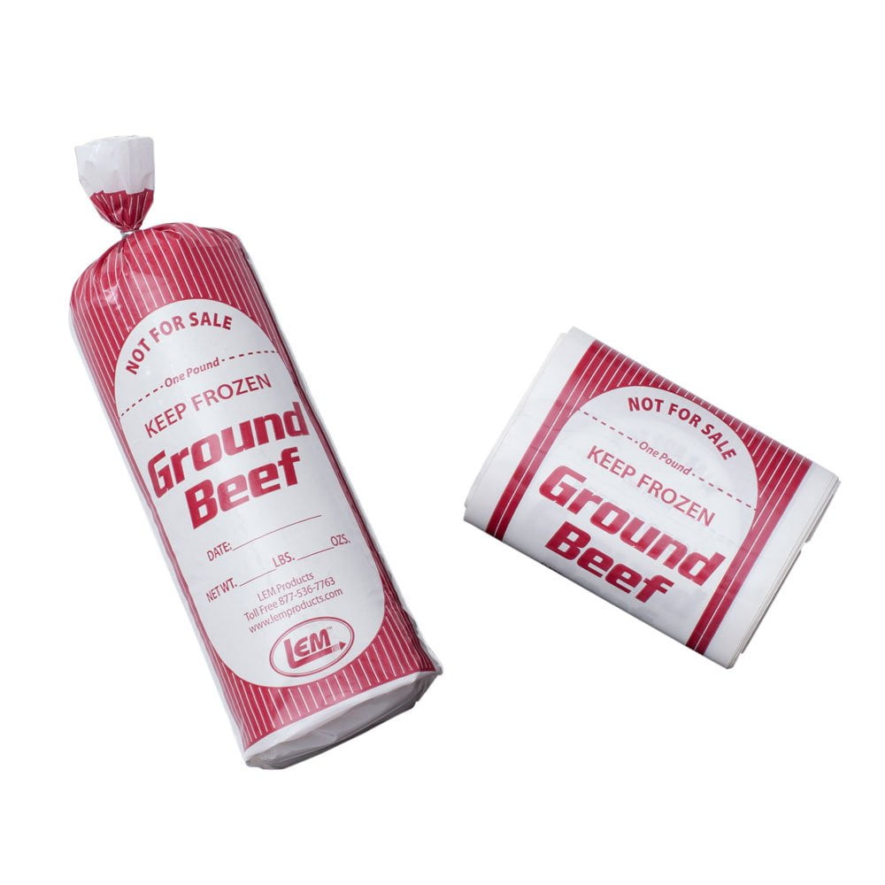 LEM 2 lb. Ground Beef Bags | 25 Count