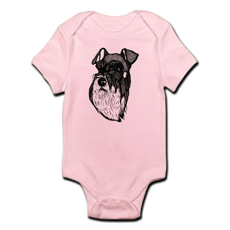 

CafePress - Miniature Schnauzer - Baby Light Bodysuit