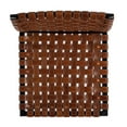 thumbnail image 3 of Butler Specialty Company Urban Woven Leather And Metal Side Chair - Brown, 3 of 8