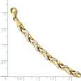 thumbnail image 2 of 10k Two Tone Gold Diamond Cut Bracelet, 2 of 11