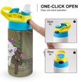 thumbnail image 4 of The Aristocats Kids Water Bottle with Silicone Straw And Spill-Proof Lid, 16.9oz Stainless Steel Double-Wall Vacuum Insulated Water Bottles for Boys Girls, 4 of 8