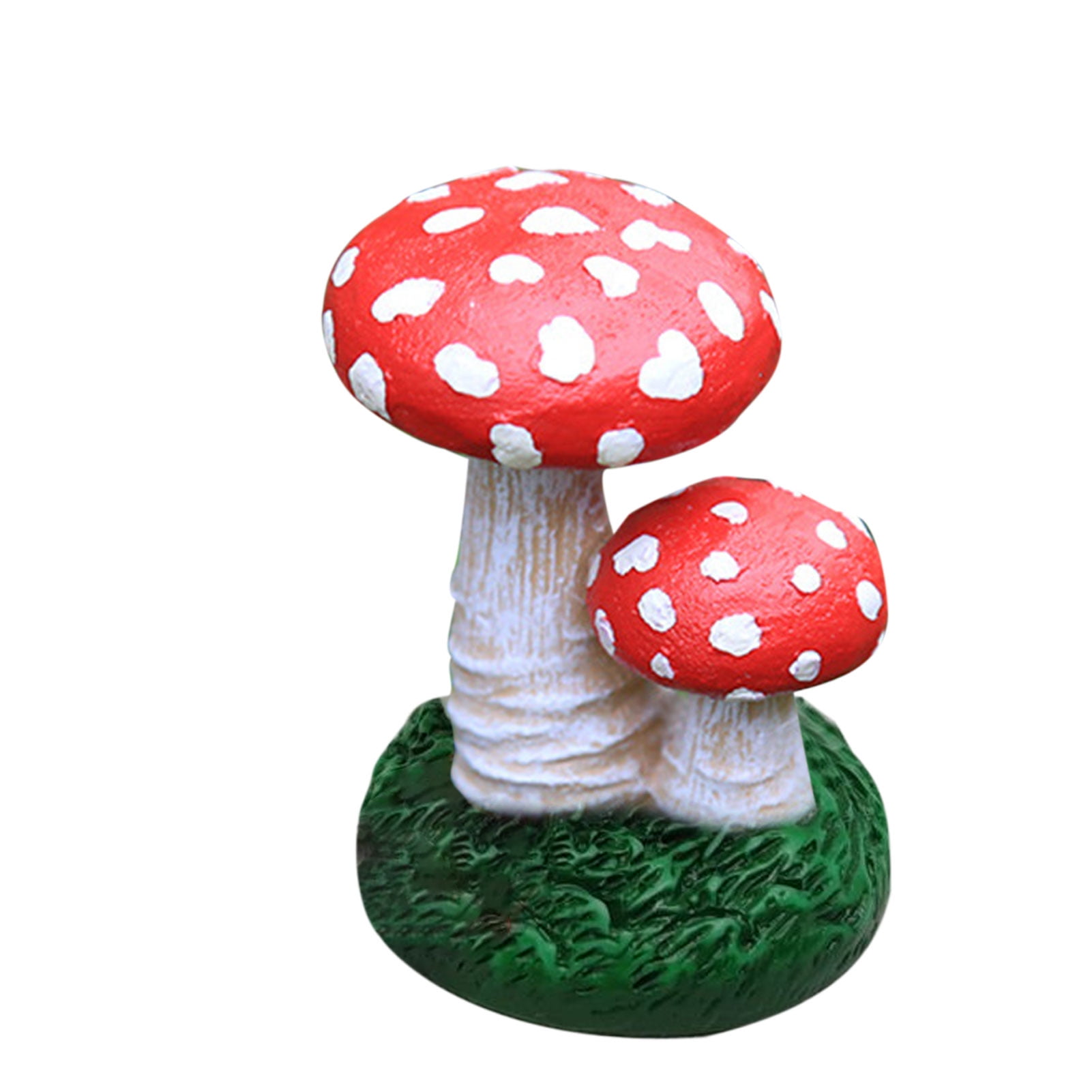 IMSHIE Simulation Resin Mushroom Garden Decoration Mushroom Statue