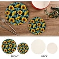 thumbnail image 4 of SKYSONIC Sunflower Blue Butterfly Pot Holders Trivets, 2 Pcs Heat Resistant Trivets,Summer Cute Cotton Thread Weave Mats for Hot Pads Pans Pot Bowl Teapot for Kitchen Decor, 4 of 7