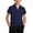 Navy, variant on Fesfesfes Kids Button Down Collar Short Sleeve Shirt Solid Color Casual Top for Boys Girls Breathable School Wear Youth Fashion Trendy Outfit Everyday Playwear