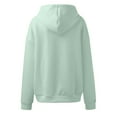 thumbnail image 5 of Waffle Hoodies for Women 2025 Long Sleeve Plain Essentials Hoodie with Pockets Hooded Sweatshirt Women Pullover, 5 of 6