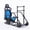 Black + Black+Blue + Iron, variant on YINGYUE Reinforced Stable Sim Racing Cockpit, Iron Frame Driving Simulator Stand Compatible with Fanatec, PXN, Thrustmaster, Logitech, Excludes Wheel, Pedals & Monitor, Black & Blue Accent