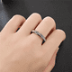 thumbnail image 2 of Anillo fino antiestrés de acero inoxidable para mujer, cadena de circonia cúbica, giratorio, alivio de la ansiedad, anillos giratorios, joyería Punk, 2 of 2