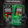 thumbnail image 3 of BSIDE 4in1 Digital Multimeter Infrared Thermometer Electric Test Pen Circuit Analyzer Detector 3.5inch LCD Color Display Handheld Multimeter True RMS 9999 Professional Voltage Capacitance Resistance, 3 of 8
