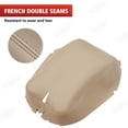thumbnail image 4 of KBH Center Console Armrest Cover for Lexus ES350 2007 2008 2009, Leather Middle Console Lid Cover Replacement Skin Upholstery Interior Tirm, Beige, 4 of 7