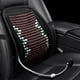 thumbnail image 2 of Funda De Asiento De Verano Para Coche Con Cuentas De Madera, Cojín De Apoyo, Diseo De Inflación De Aire, Duradero, Rojo Vino Sunnimix Cojín de apoyo para la espalda, 2 of 8