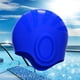 thumbnail image 1 of Sombrero de natación de silicona para el cabello largo, protección para los oídos, sombrero de natación para mujeres y hombres, mantiene el cabello se Azul Baoblaze Equipo de natación, 1 of 8