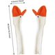 thumbnail image 4 of Women's Cold Winter Gloves Fleece Gloves Women Lightweight Half-Finger Gloves with Absorbing Pads Gloves for Winter, 4 of 4