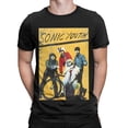 thumbnail image 4 of Camisetas de Sonic Youth para hombre, camisetas de moda 100 % algodón, camisetas de manga corta con cuello redondo, camisetas de verano, 4 of 5