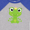 thumbnail image 4 of Inktastic Cute Frog, Green Frog, Frog Princess, Crown Girls Baby Bodysuit, 4 of 5