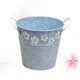 thumbnail image 4 of QUMIIRITY De Metal Retro Plateado Para Plantas Y Interior Con Detalles De Margarita, 4 of 8