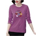 thumbnail image 1 of Pompotops Mode Femmes Col en V Manches Longues Croix Tricot Chandails Chandail Coupe Ajustée Tops, 1 of 7