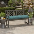 thumbnail image 2 of ARDEN Outdoor Plush Modern Tufted Bench Cushion, 48 x 18, Water Repellent, Fade Resistant, Tufted Bench Cushion for Bench and Swing 48 x 18, Alana Tile, 2 of 7