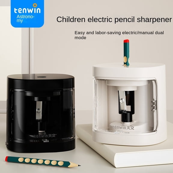 Portable Electric Pencil Sharpener - Automatic & Safe for Supplies