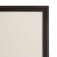 thumbnail image 3 of Kate and Laurel Oakhurst Rectangle Framed Linen Fabric Pinboard, 24 x 36, Distressed Black, Traditional Decorative Bulletin Board with Stepped Profile and Lightly Distressed Finish, 3 of 7
