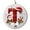 T, variant on Personalized Christmas Ornament | Alphabet Letter A-Z with Santa, Reindeer & Snowman | Plaid Monogram Tree Decoration for Kids, Grandkids, Baby’s First Christmas
