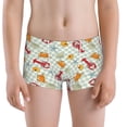 thumbnail image 5 of Yiaed Lobster Sea Shell Print Boys' Boxer Briefs Cotton Casual Stretch Comfort Boys Boxers - Kids Boxer Briefs Underwear for Boys (6-18)-Medium, 5 of 5