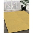 thumbnail image 2 of Ahgly Company Indoor Round Patterned Bright Gold Yellow Area Rugs, 6' Round, 2 of 6