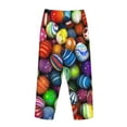thumbnail image 5 of Xecao Easter Eggs2 Women's Straight Lounge Pajama Pants: The Epitome of Relaxed Sleepwear, 5 of 9