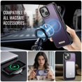 thumbnail image 3 of Magnetic Case for iPhone 13 Pro Max / 13 Pro / 13, Strong Magnetic Slim Protective Phone Cover, Shockproof Scratch-Resistant Lightweight Case, 3 of 12
