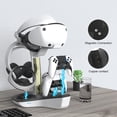 thumbnail image 6 of fankhu Controller Charger Professional Charger Base LED Indicator Light Storage Helmet Earphones Bracket for PS5 PS VR2, 6 of 9