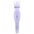 thumbnail image 5 of Conjunto de Yoga para mujer, ropa de entrenamiento de gimnasio, mallas de cintura alta sin costuras, Sujetador deportivo, chándal, ropa deportiva femenina, 2 uds., 5 of 5