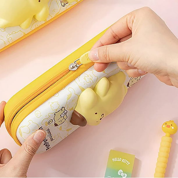 Kawaii Pencil Case For Girls, Aesthetic School Supplies, Squishy