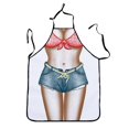 thumbnail image 1 of Fun Aprons Muscular Male Sexys Women Pattern Aprons Adjustable Kitchen Baking, 1 of 2