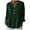 Dark Green, variant on Women's V Neck Button Sweater Oversized Batwing Long Sleeve Henley Pullover Knit Jumper Top Dark Green for Size L