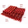 thumbnail image 5 of Vikakiooze 30/60mm Christmas Xmas Tree Ball Bauble Hanging Home Party Ornament Decor 100PC 2023, 5 of 7