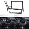 thumbnail image 4 of Real Carbon Fiber Car Navigation Panel Cover Trim For Civic 9Th 2013-2015, 4 of 4