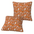 thumbnail image 2 of Halloween Throw Pillow Covers, Halloween mummy Halloween Decorations Square Pillow Cases with Invisible Zipper for Bed Couch Sofa, Farmhouse Halloween Decor-2 Pack 20x20, 2 of 6