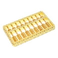 thumbnail image 4 of Raindrops Minature Abacus Ornament Zinc Alloy Golden 1Set Home Decor, 4 of 8