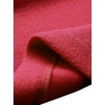 thumbnail image 6 of Fangasis Women Outwear Long Sleeve Jacket Button Down Coat Ladies Double-Breasted Overcoats Open Front Cardigan Red 4XL, 6 of 7