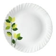 thumbnail image 2 of Larah by Borosil Green Leaves Silk Series Opalware Dinner Set | 19 Pieces for Family of 6 | Microwave & Dishwasher Safe | Bone-Ash Free | Crockery Set for Dining & Gifting | Plates & Bowls |, 2 of 6