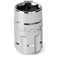 GearWrench EHT522120GR 1/4" Drive Vortex Socket - 12mm - Walmart.com