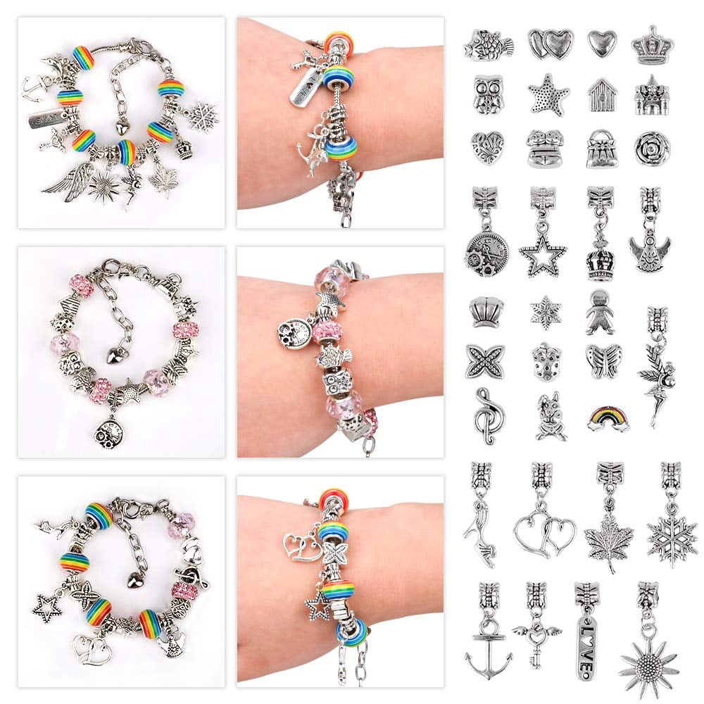 Antika - Bracelet Making Kit for Girls, Jewelry Making Kit for Girls Age  5-12, Charm Bracelet