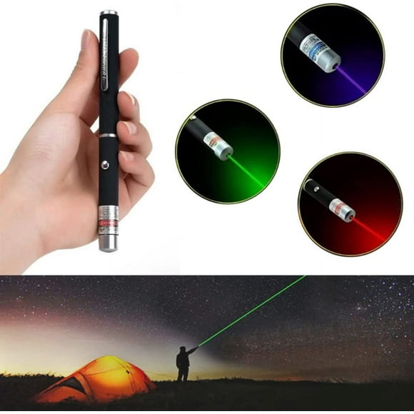 Laser Pointer for Cats Dogs Pet Interactive Toys Laser Presentation Remotes Red Green Purple Light Laser Pointer for Cats Chargeable (1 PCS Pack Green Light, Without Battery)
