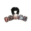 thumbnail image 4 of Glittering Rhinestone & Pearl Hair Claw Clip Secure Hold for Updos, Half Ponytails Daily/Special Occasions, 4 of 8